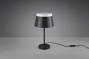 Настільна лампа Trio Leuchten Baroness 508900242 Метал Акрил Чорна Матова Біла 2x E14 Energy Class A+ synthetic.ua - Фото 1