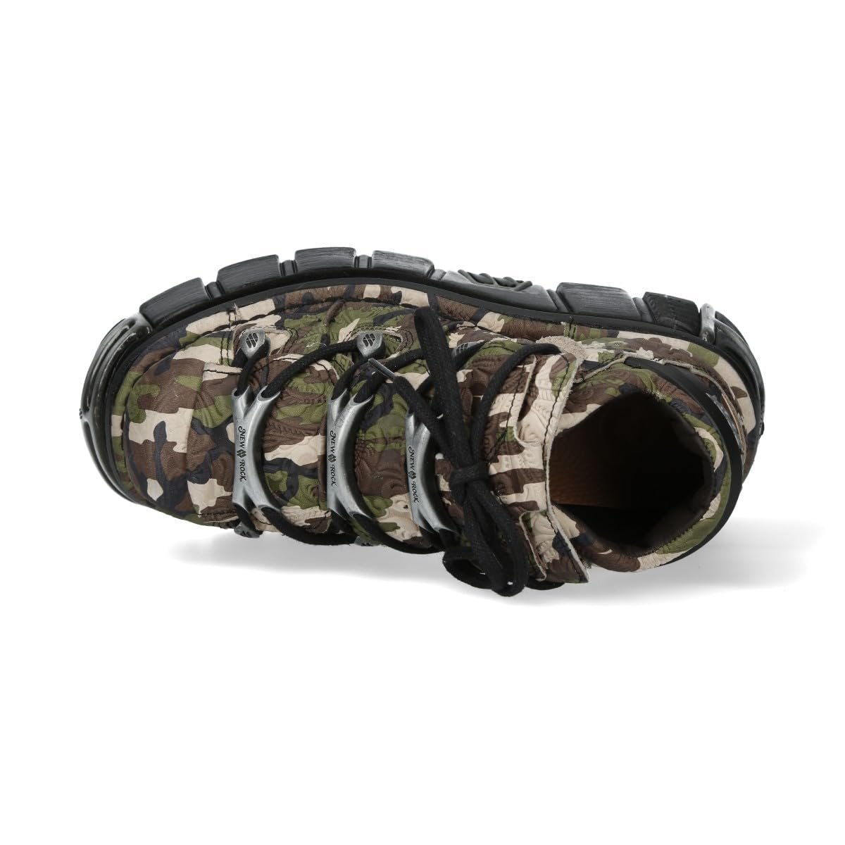 Черевики New Rock Gothic M-106-C169 Камуфляж Шкіра з металевим оздобленням, фото №9 Черевики New Rock Gothic M-106-C169 Камуфляж Шкіра з металевим оздобленням, фото №9