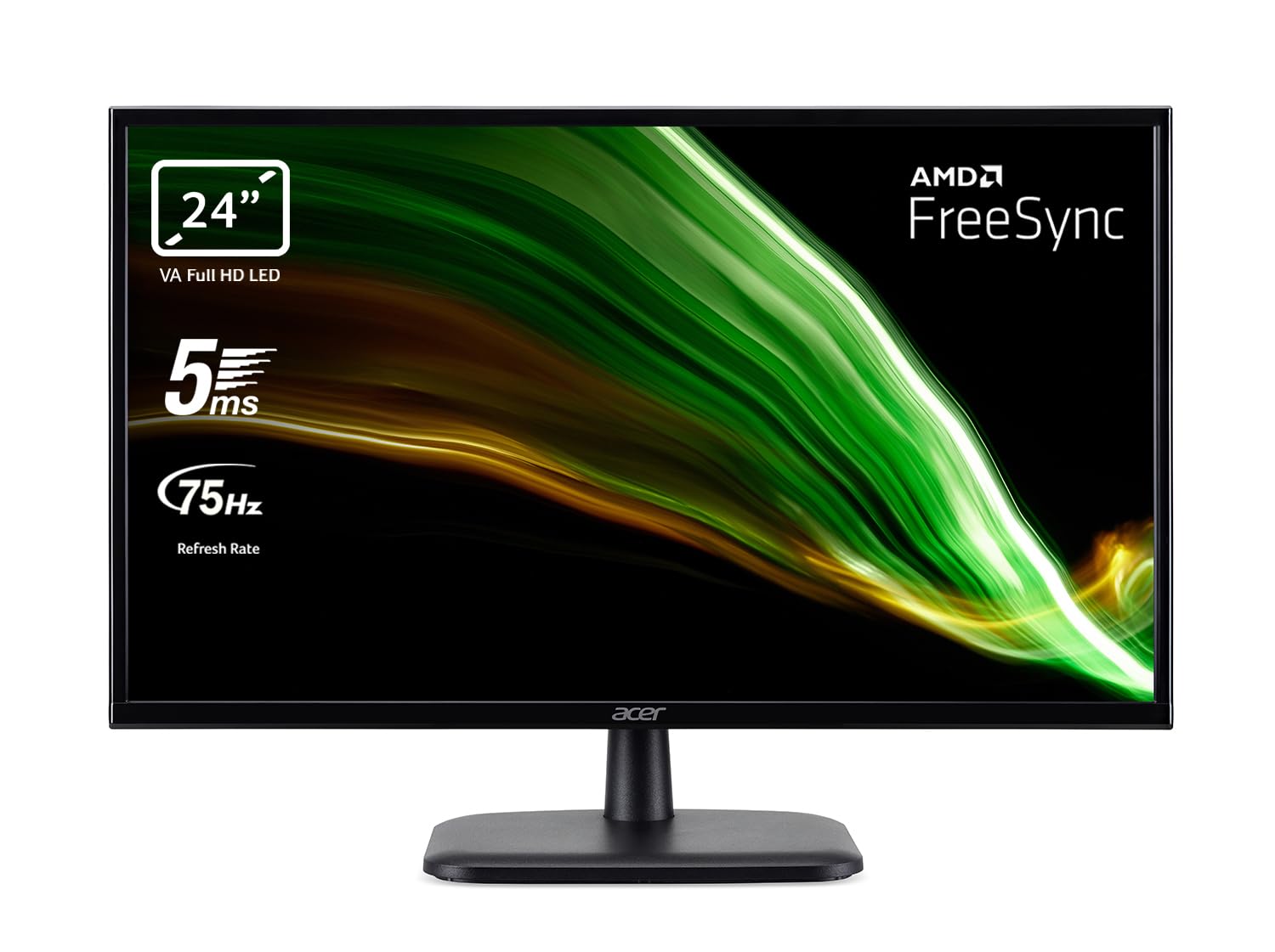 Монітор Acer EK240YC 23.8 дюймів Full HD Чорний, фото №1