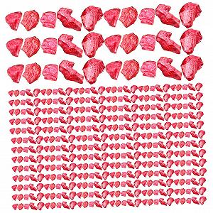 Песок стеклянный прозрачный Healvian для дизайна ногтей и рукоделия - Фото 1