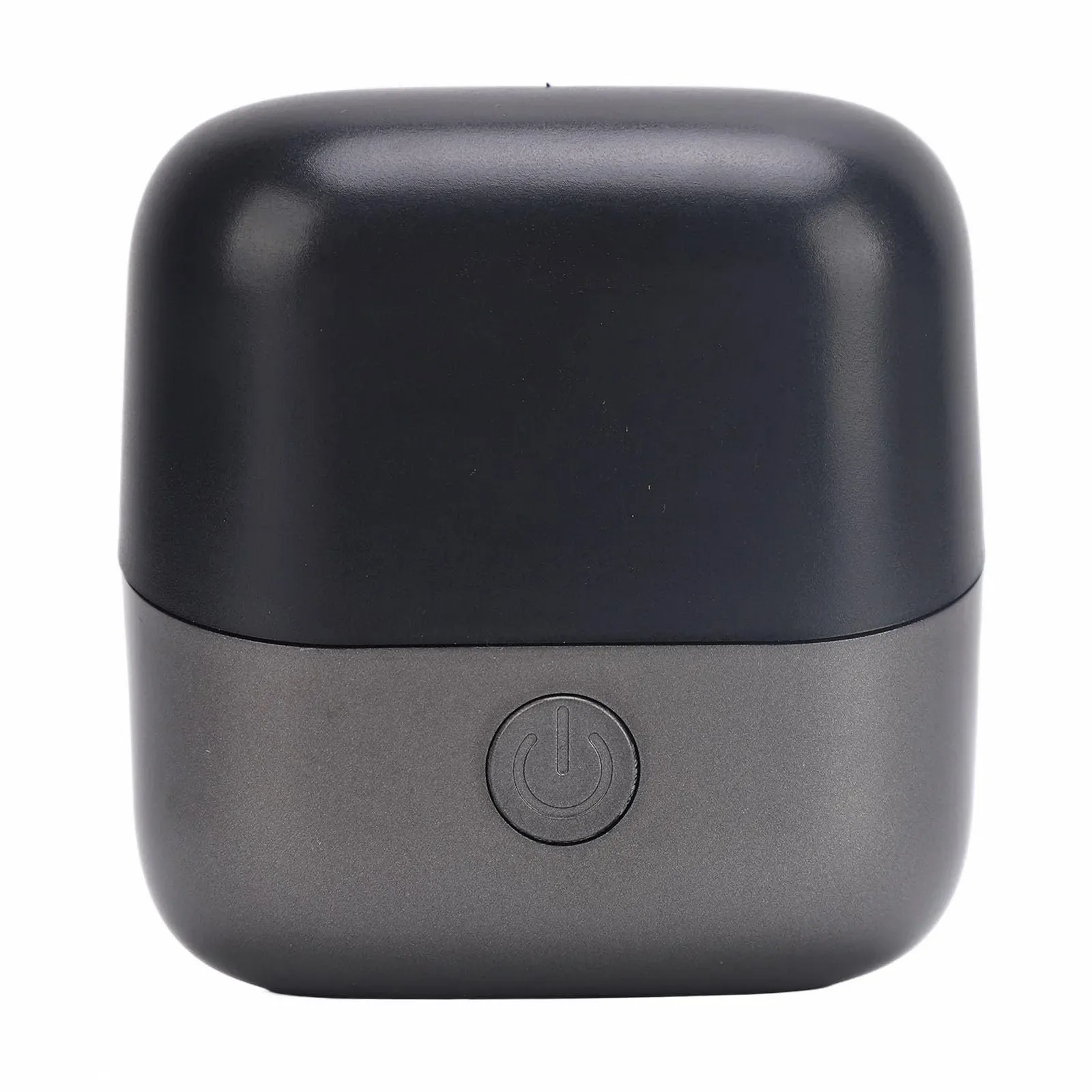 Мини триммер для бороды USB перезарядный серый белый самозаточный, фото №1