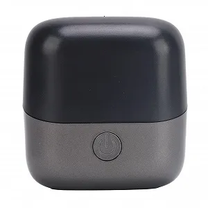 Мини триммер для бороды USB перезарядный серый белый самозаточный - Фото 1