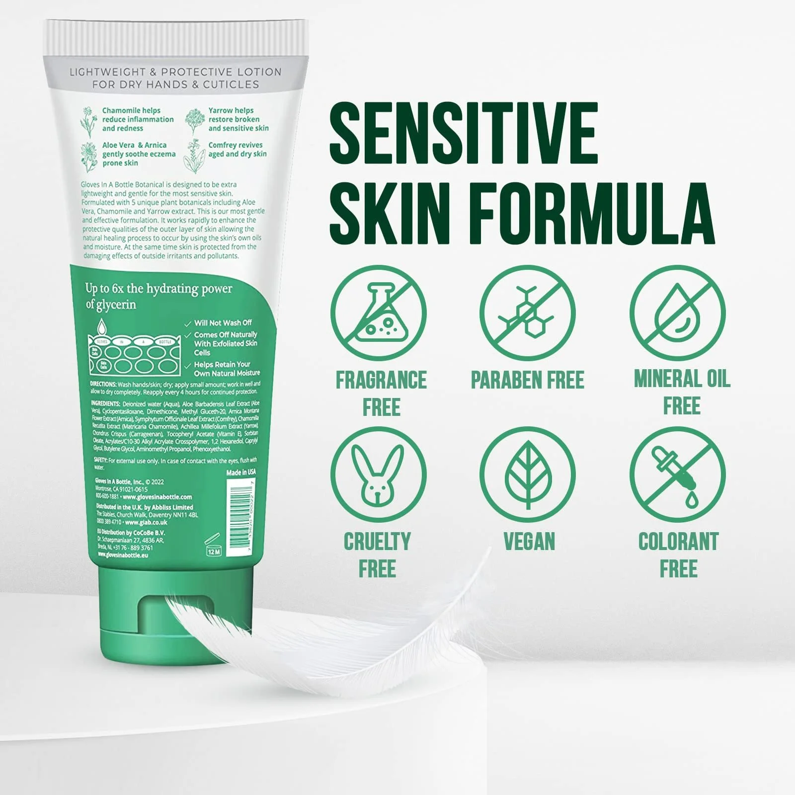 Лосьон для защиты рук Gloves In A Bottle для сухой кожи, дорожный размер, Ботанический, фото №6