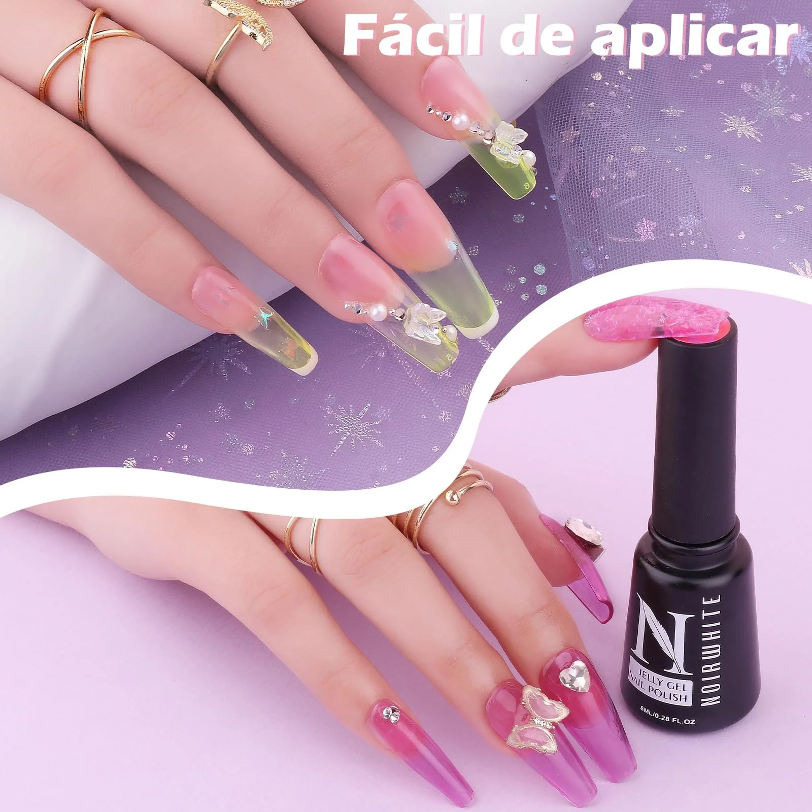 Гель-лак Clara Colors Jelly, 20 кольорів, фото №5