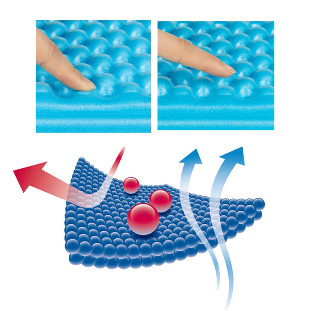 Килимок Picnic Moisture-proof Pad Stay Warm Egg Tray Outdoor Sleeping Mat Одинарний 183 x 56 см, Подвійний 198 x 119 см, Складаний XPE Матеріал Алюмінієва Фольга Товстий Водонепроникний Килимок, фото №5