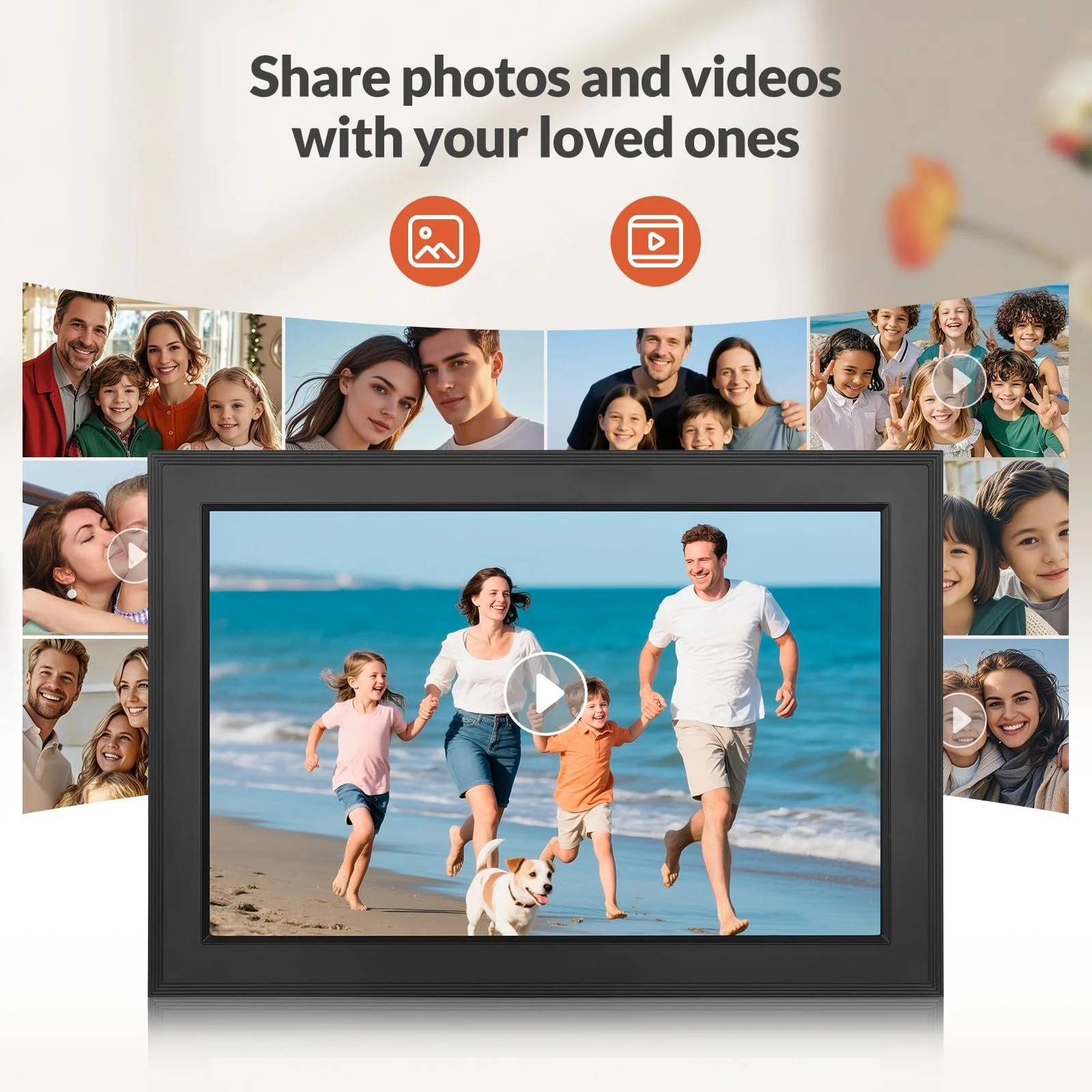 Цифровая фоторамка Bestrip FRAMEO 10.1 дюйма WiFi 32 GB 1280 x 800 IPS LCD Сенсорный экран, фото №4