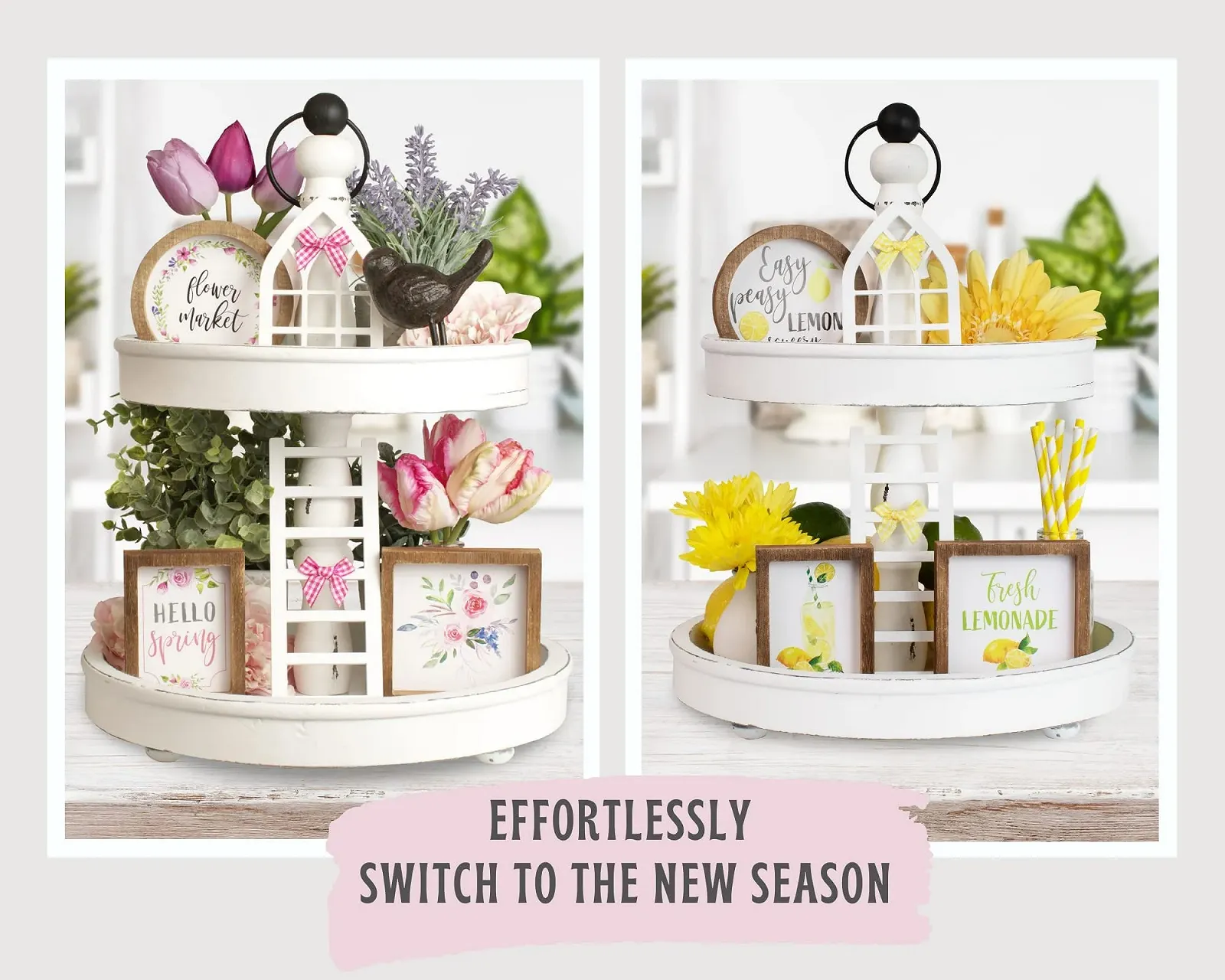 Набор для декорирования ярусной подставки в стиле фермерского дома, фото №5 Набор для декорирования ярусной подставки в стиле фермерского дома, фото №5