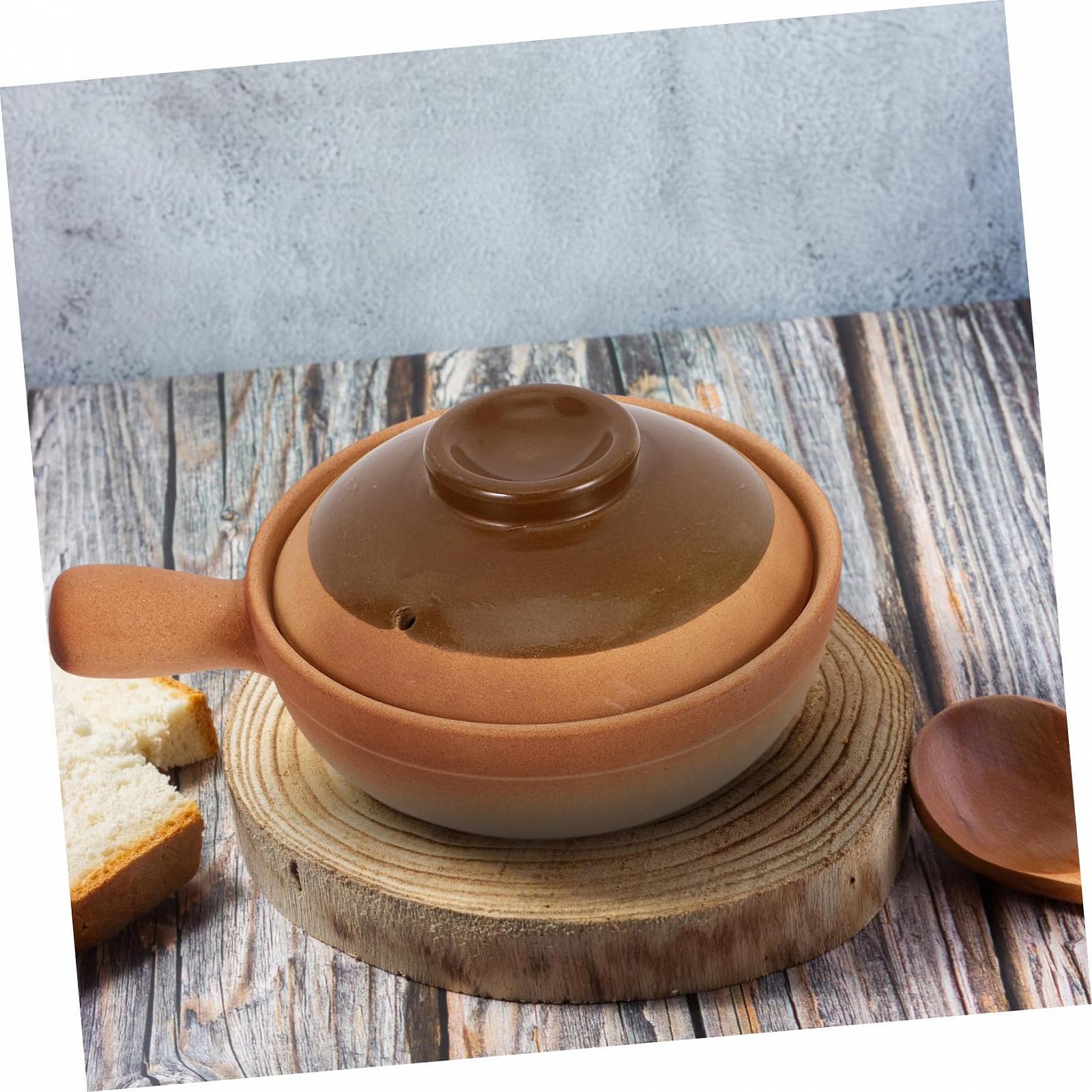 Керамічний горщик Sosoport для приготування рису з кришкою, фото №5