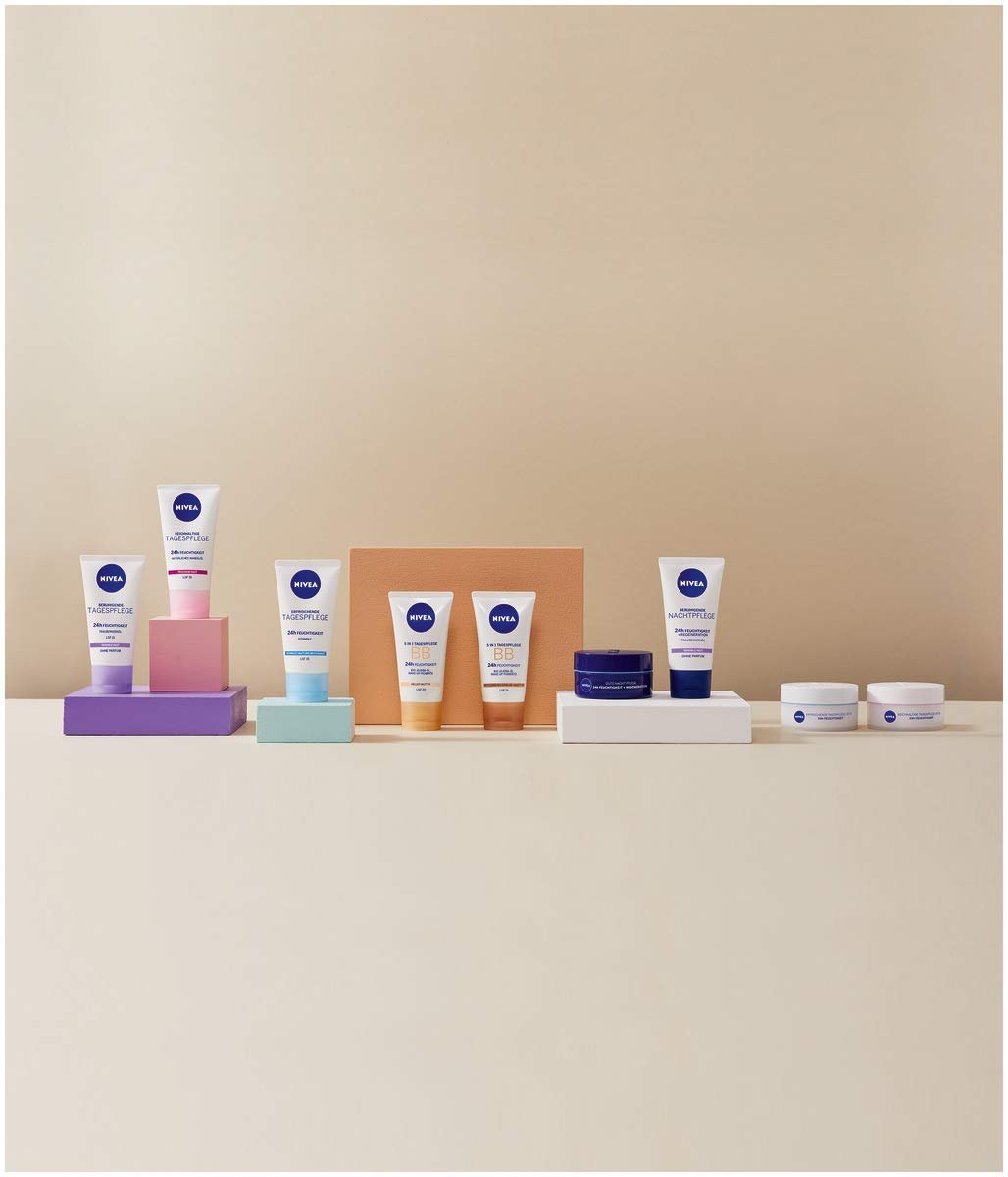 Денний крем NIVEA BB 5-in-1 24h Moisture Light Skin Type SPF 20 50 мл, фото №8 Денний крем NIVEA BB 5-in-1 24h Moisture Light Skin Type SPF 20 50 мл, фото №8
