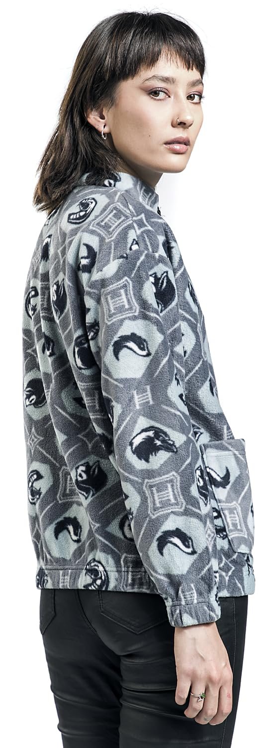 Флисовая куртка Harry Potter Houses & Symbols Женская Серая, фото №5