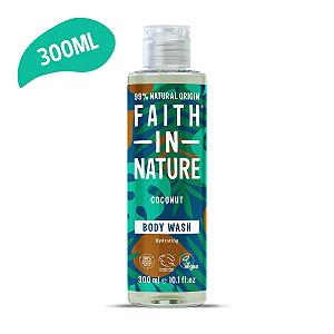 Гель для душу Faith In Nature Natural Coconut зволожувальний 300 мл synthetic.ua - Фото 1