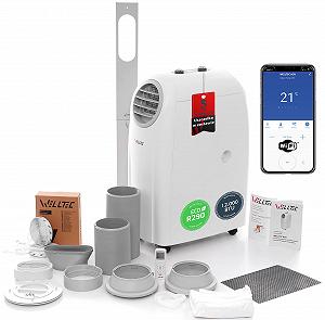 Мобільний кондиціонер Welltec ACH1212 4-в-1 12,000 BTU WiFi Клас енергоспоживання A - Фото 1