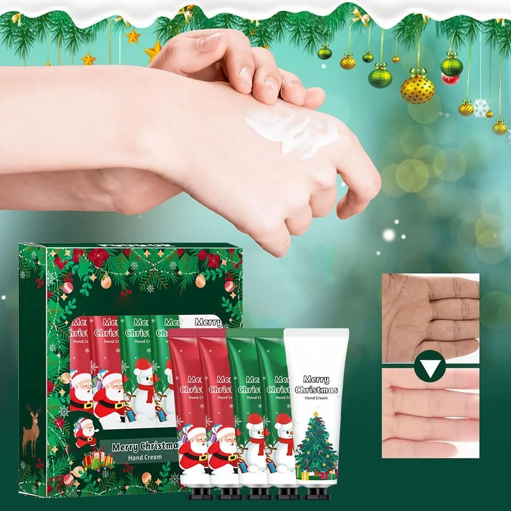 Крем для рук Набір, Різдвяний набір кремів для рук, 5 штук, фото №6 Крем для рук Набір, Різдвяний набір кремів для рук, 5 штук, фото №6