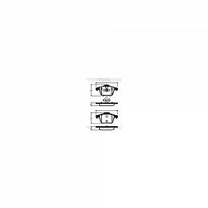 Комплект гальмівних колодок, дискове гальмо TRISCAN 8110 27011 для VOLVO задня вісь - Фото 1