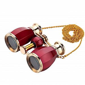 Телескопические бинокли ESSLNB 4X30mm Антик с цепочкой - Фото 1