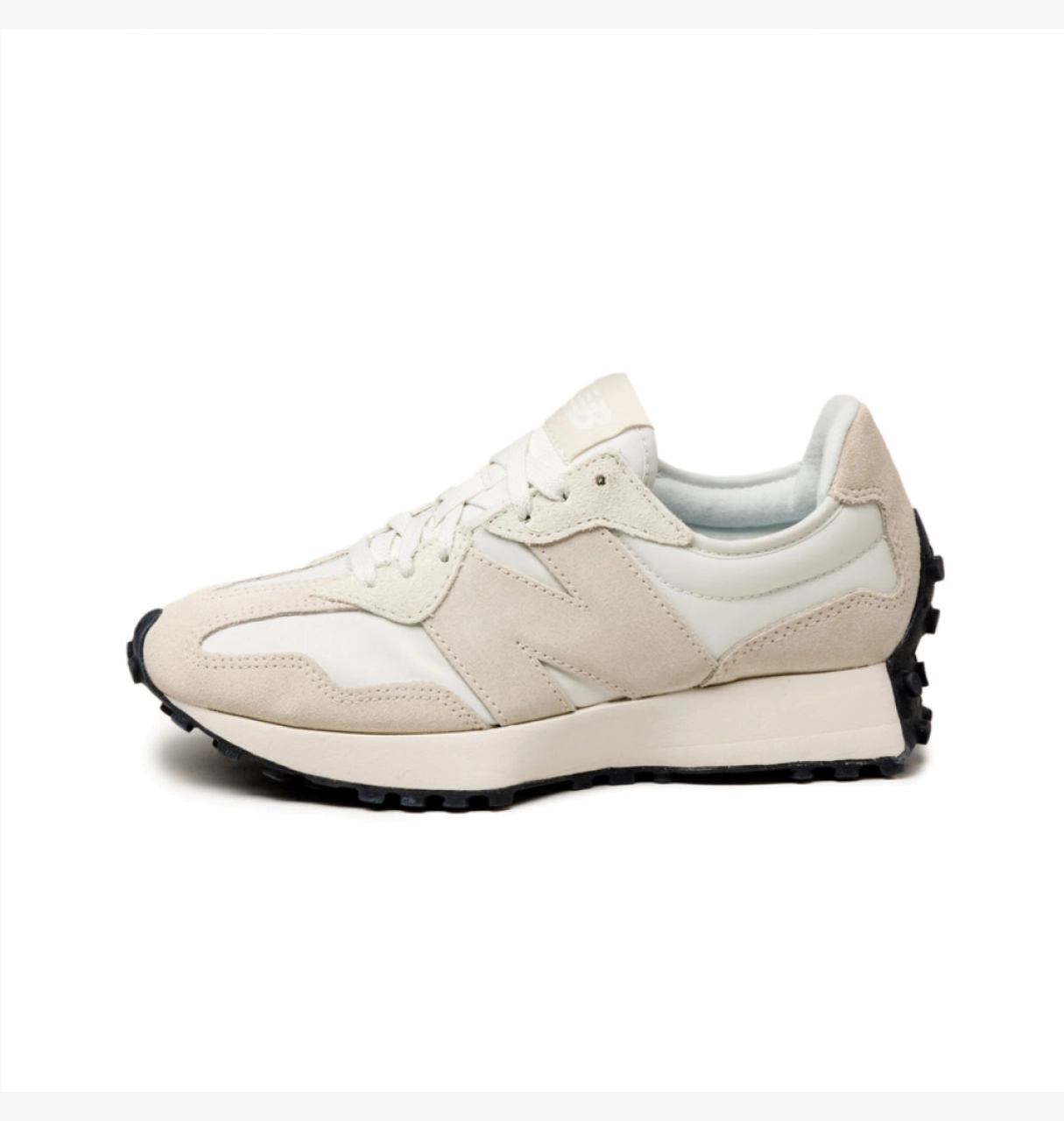 Кроссовки New Balance 327 белые миндаль, фото №2