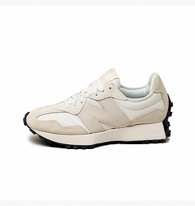 Кроссовки New Balance 327 белые миндаль synthetic.ua - Фото 1