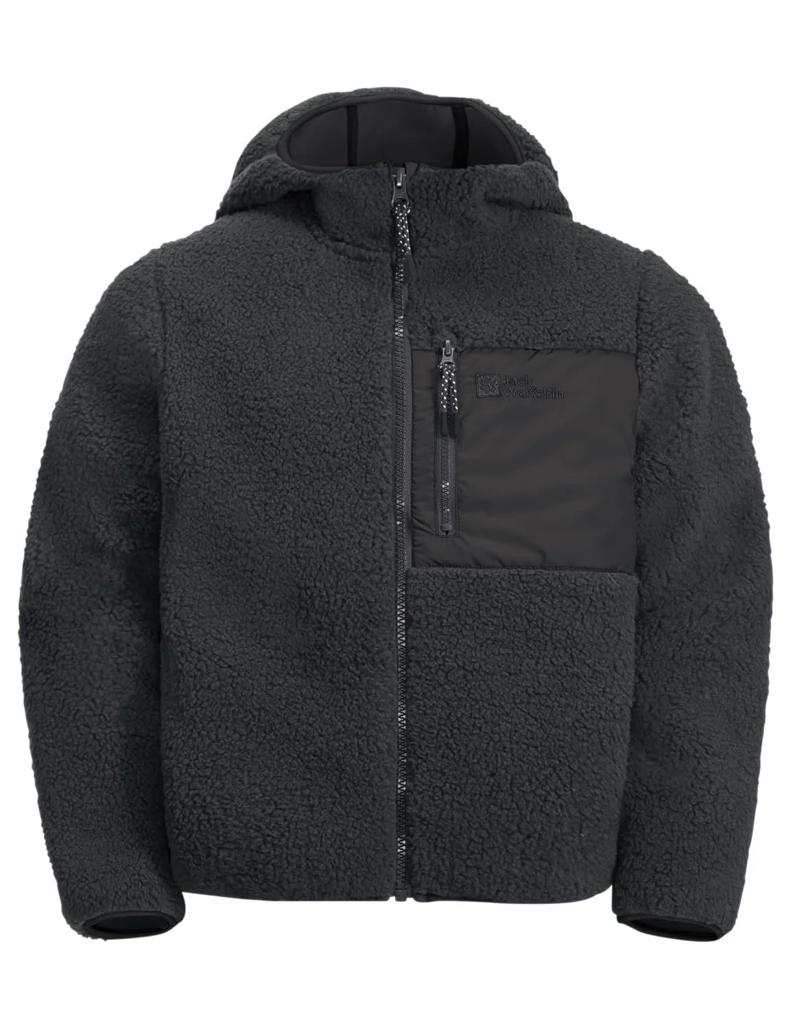 Флісова куртка з капюшоном Jack Wolfskin Ice Curl Hood для дівчат K, фото №1