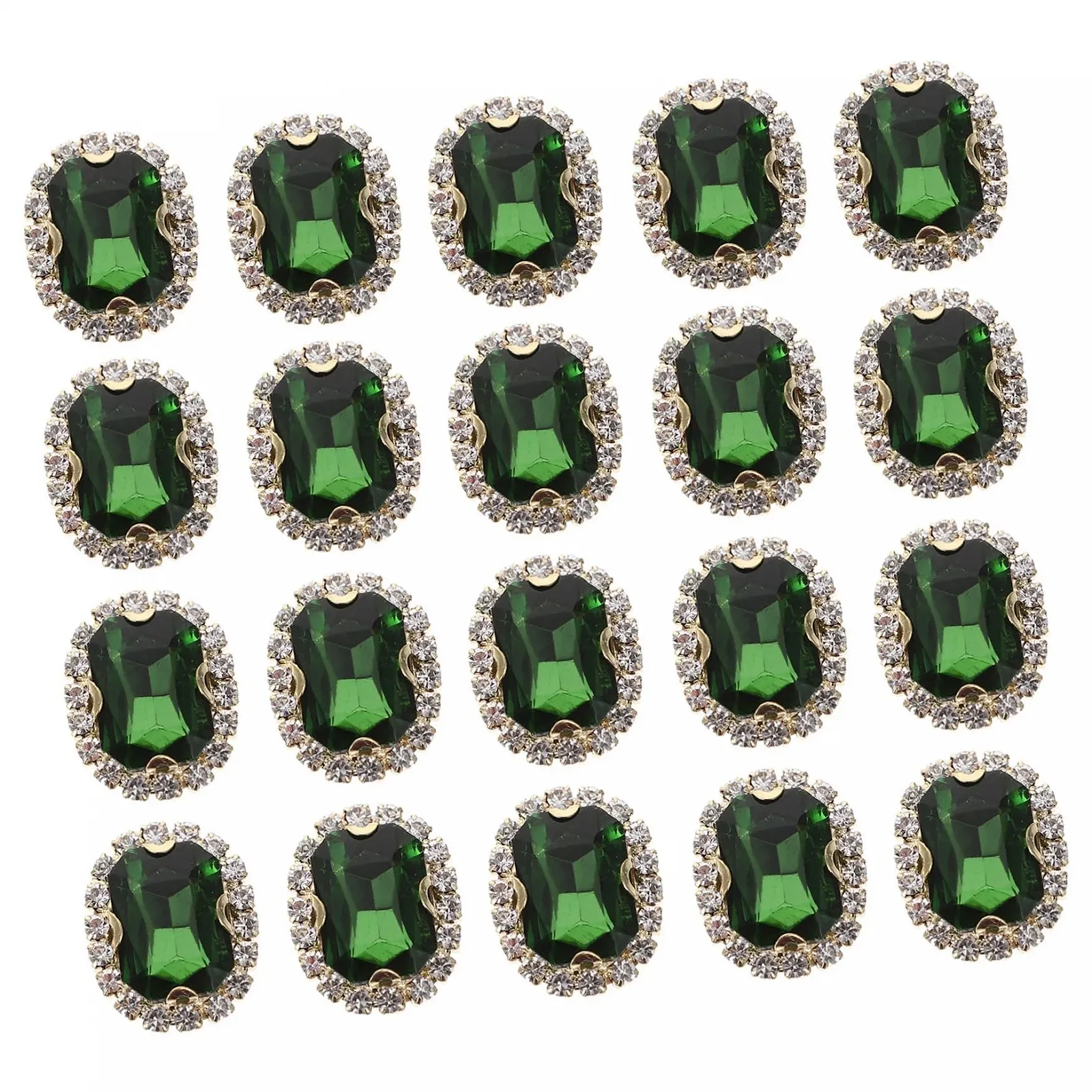 Стразы Пришивные 20шт Декоративные материалы для одежды для творческих проектов и личного дизайна, фото №1