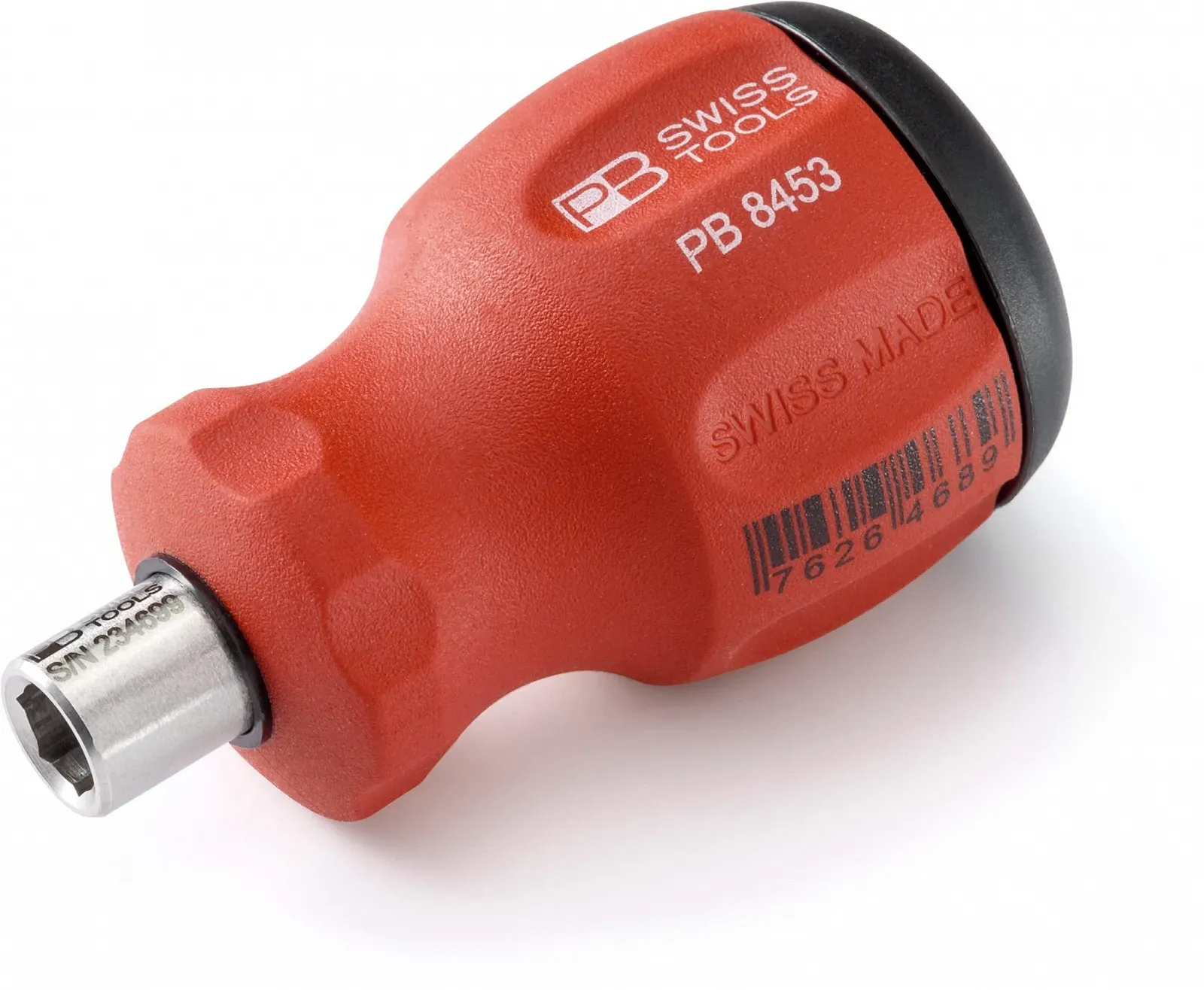 Викрутка з тримачем біт PB Swiss Tools PB 8453 з висувним магазином, 6 прецизійних біт C6 шліц/Phillips/Torx та магнітний тримач, фото №2