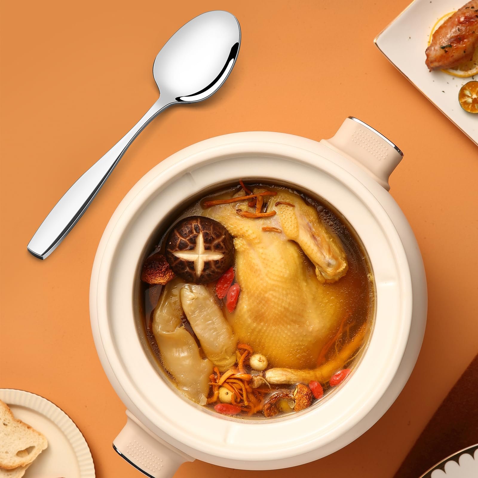 Ложка для сервірування Loiycg 6 шт., з нержавіючої сталі, фото №3 Ложка для сервірування Loiycg 6 шт., з нержавіючої сталі, фото №3