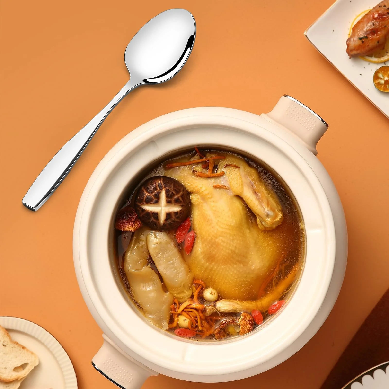 Ложка для сервировки Loiycg 6 шт., из нержавеющей стали, фото №3