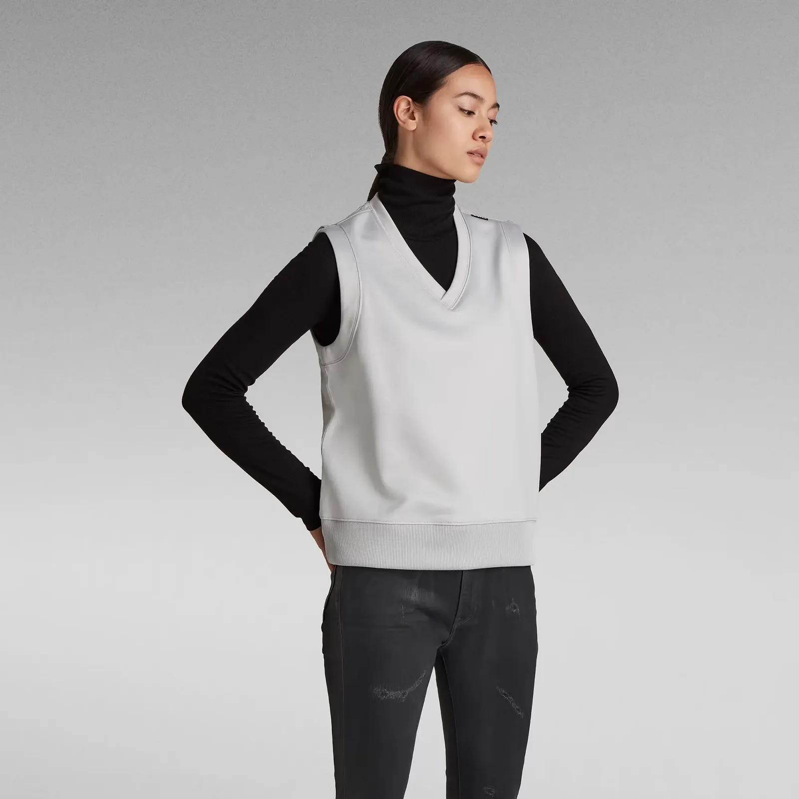 Женская майка G-Star RAW Fabric Mix Spencer - XS, фото №3