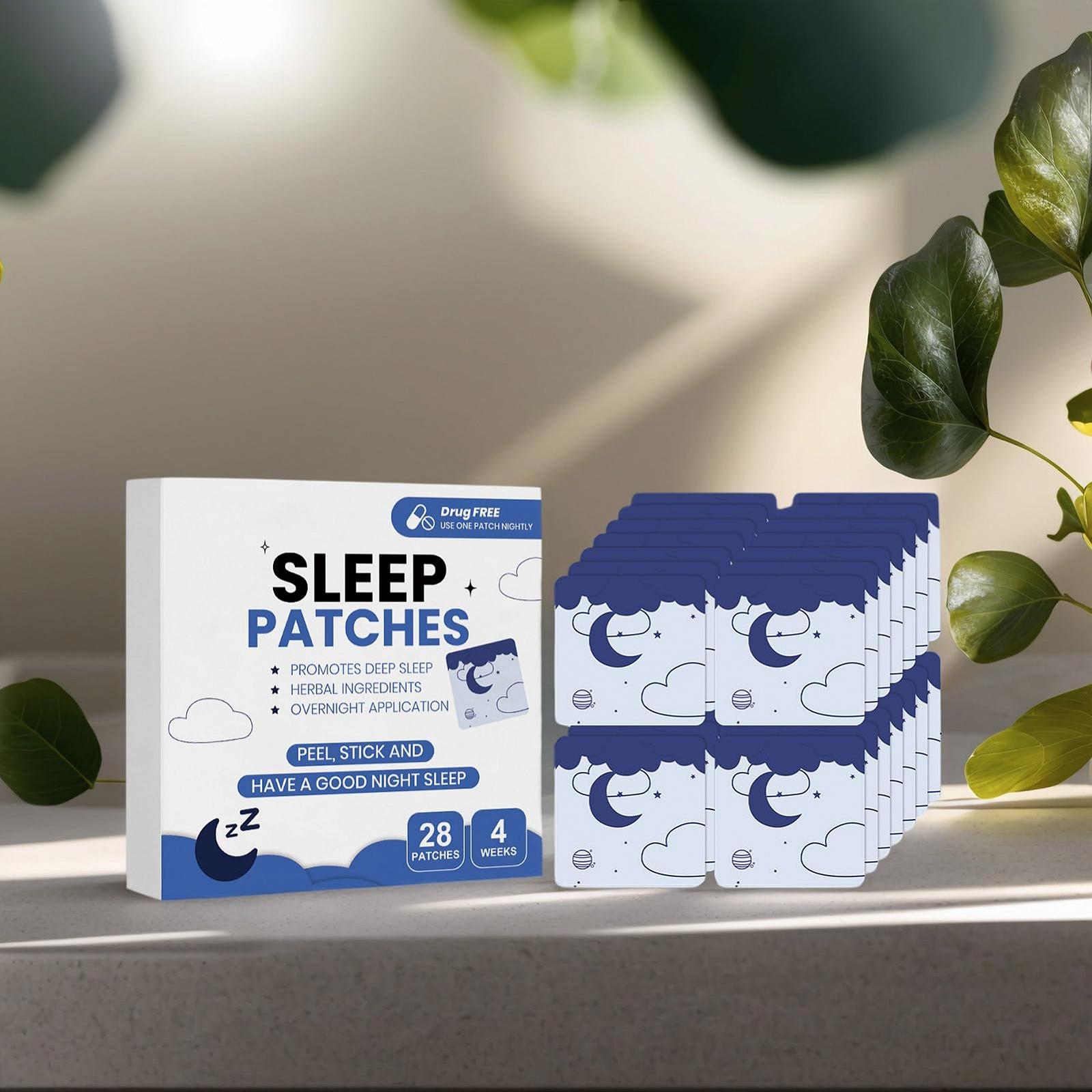 Пластир для сну для зняття стресу, портативний для тих, хто багато подорожує, чоловіків, жінок і дорослих, для нічного відпочинку перед сном, фото №9