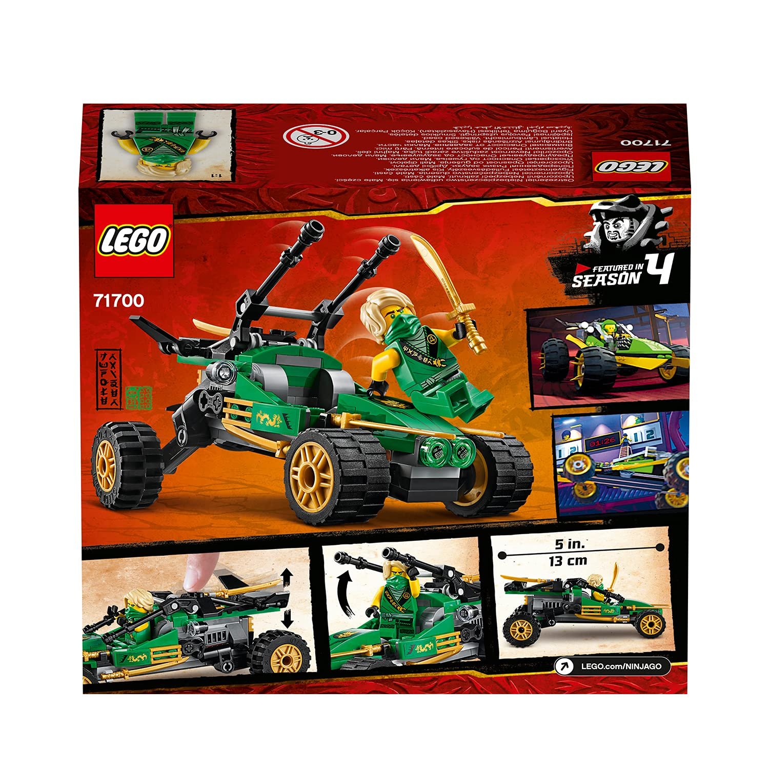 Конструктор LEGO Ninjago Legacy 71700 Джунглі Роббер Кар з міні-фігуркою Лойда, фото №7 Конструктор LEGO Ninjago Legacy 71700 Джунглі Роббер Кар з міні-фігуркою Лойда, фото №7