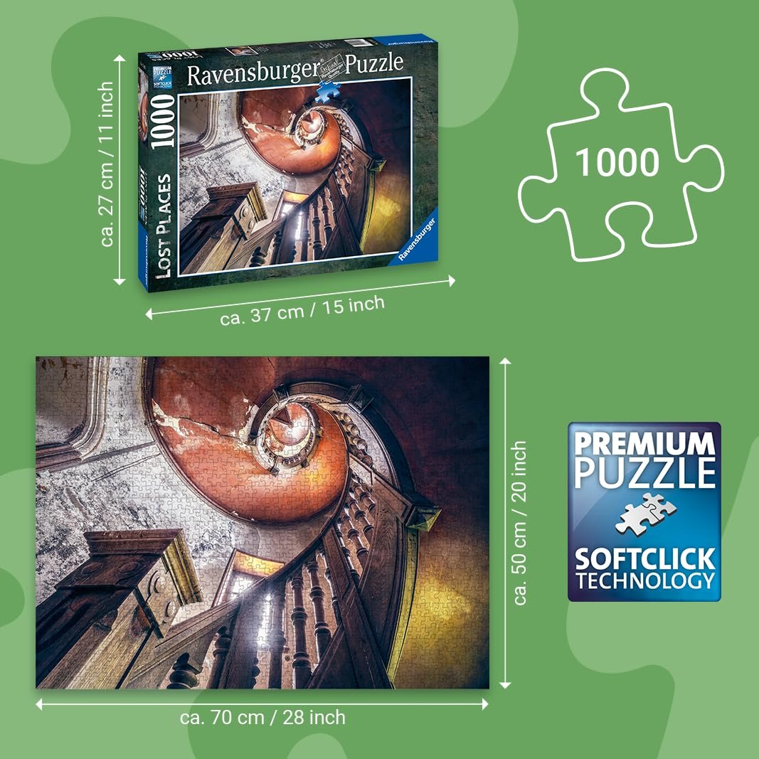 Пазл Ravensburger Lost Places Oak Spiral 1000 элементов, фото №3