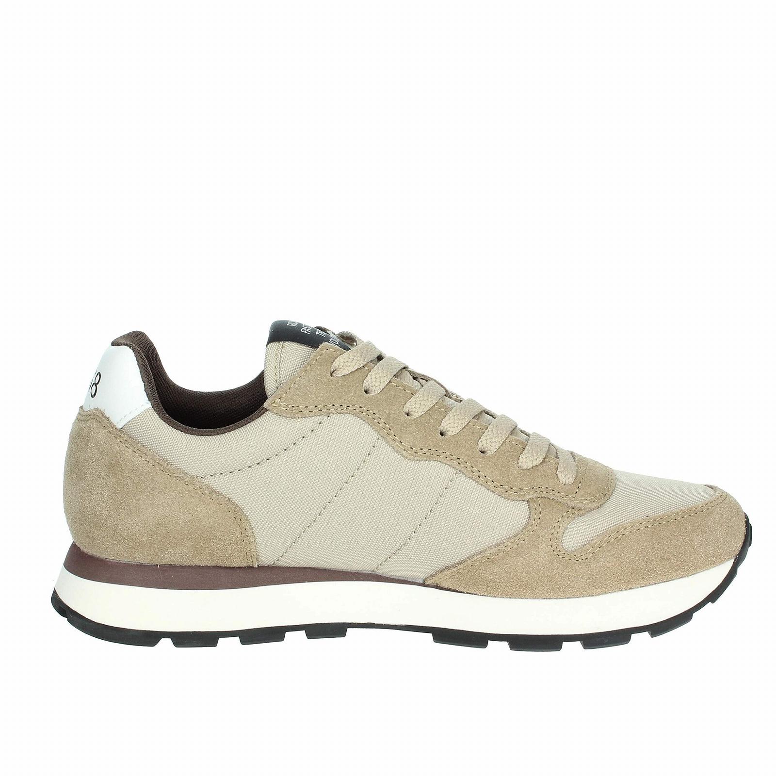 Кроссовки SUN68 Tom Running Сплошной Нейлон Замша/Нейлон Grigio Medio U24SU02 Z43101, фото №4