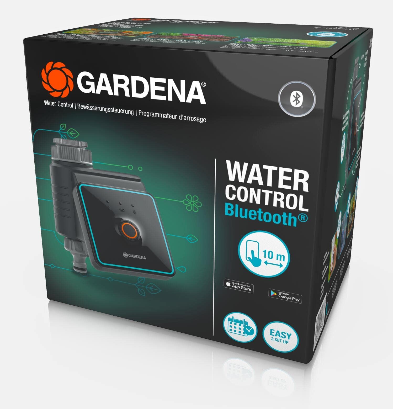 Контроллер, таймер полива Gardena Bluetooth App Water Control 01889-20 автоматический 3 графика 10 м диапазон, фото №7