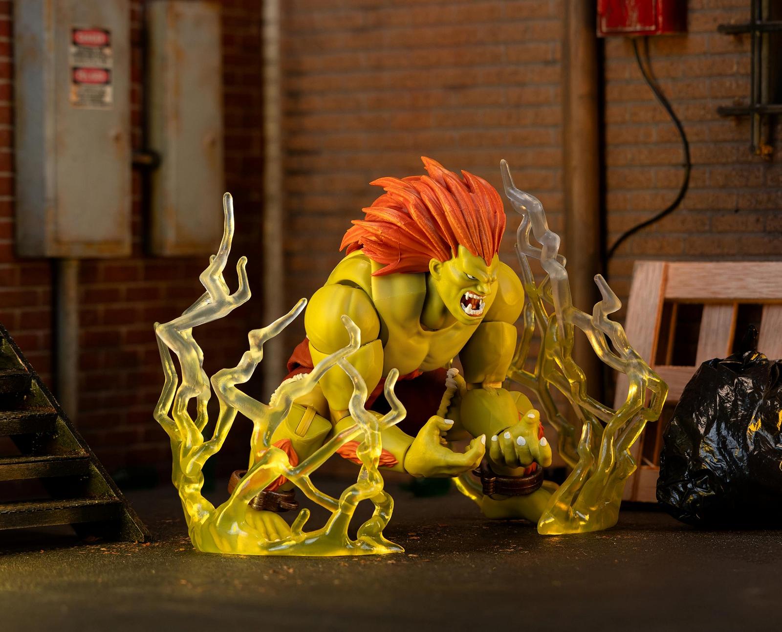 Фігурка Jada Toys Street Fighter Blanka 19 см - рухома колекційна фігурка з Street Fighter 2: The Final Challengers, з альтернативною головою, руками та аксесуарами, фото №5
