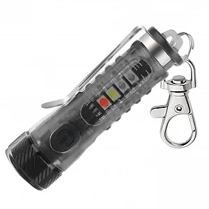 Брелок-фонарик OSALADI Светодиодный брелок-фонарик Брелок-фонарик для ключей Брелок-фонарик Кольцо для ключей Литиевая батарея Зарядка LED - Фото 1