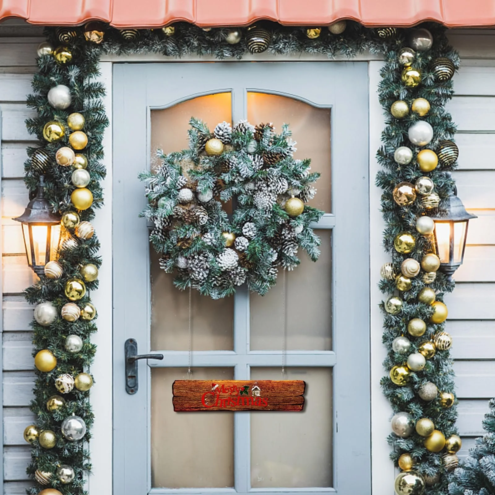 Набір ланцюгів для підвісних кашпо та вивісок 28C Нержавіюча сталь з гачками, фото №2 Набір ланцюгів для підвісних кашпо та вивісок 28C Нержавіюча сталь з гачками, фото №2