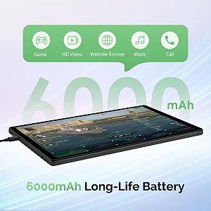 Планшет 10.4" Full HD Yumkem T26 6+9/128Gb 4G 8 ядер 2-SIM Android 12 6000 mAh Чорний synthetic.ua - Фото 1