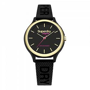 Женские часы Кварцевые Superdry Sapporo Fluro Pop SYL151BG Черный - Фото 1