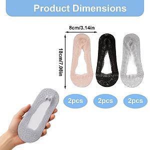 Шкарпетки-слідки Жіночі 6 пар synthetic.ua - Фото 1