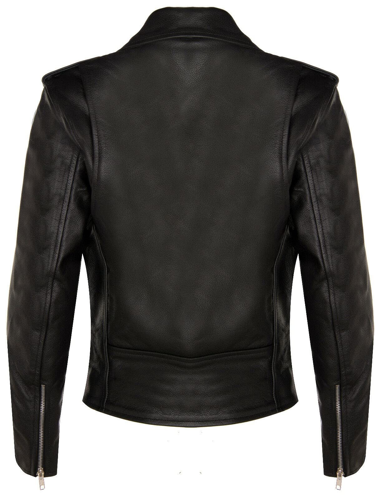 Куртка Infinity Leather Женская 100% Натуральная Кожа Классическая Байкерская Воротник из коровьей кожи, фото №2