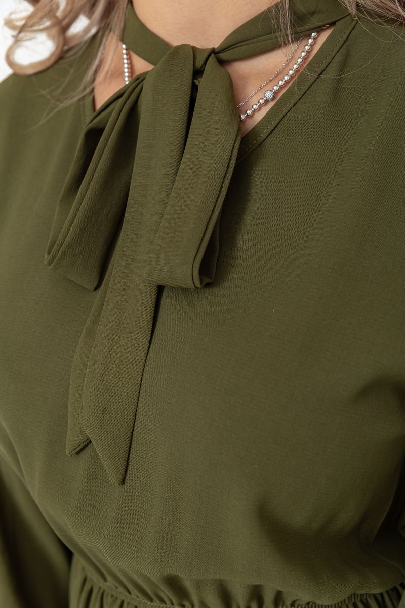 Платьє нарядний колір хакі 204R601, фото №5