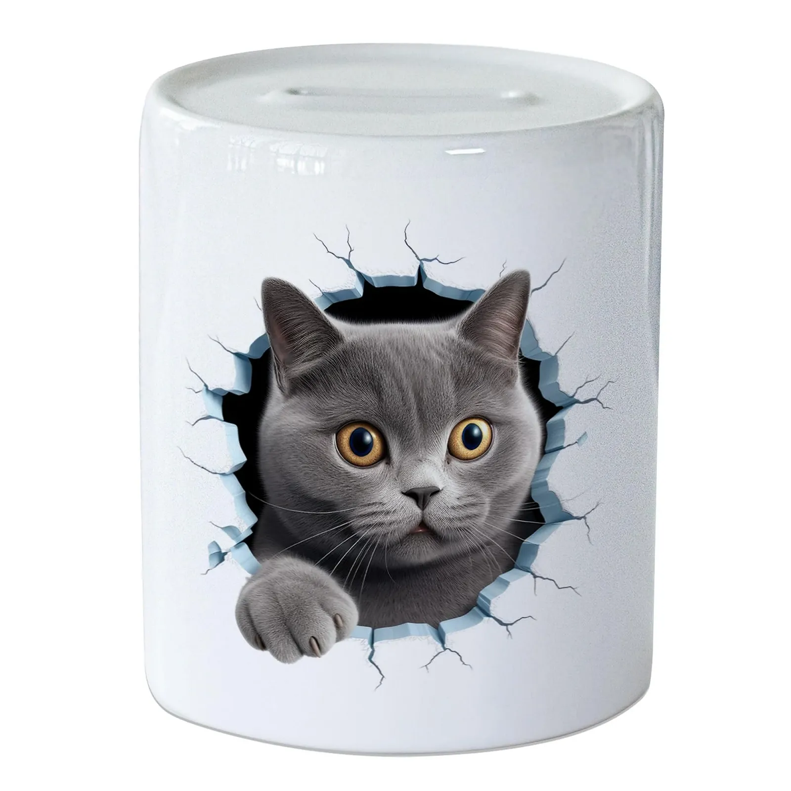 Скарбничка GRAZDesign керамічна з мотивом кота для дітей, фото №1