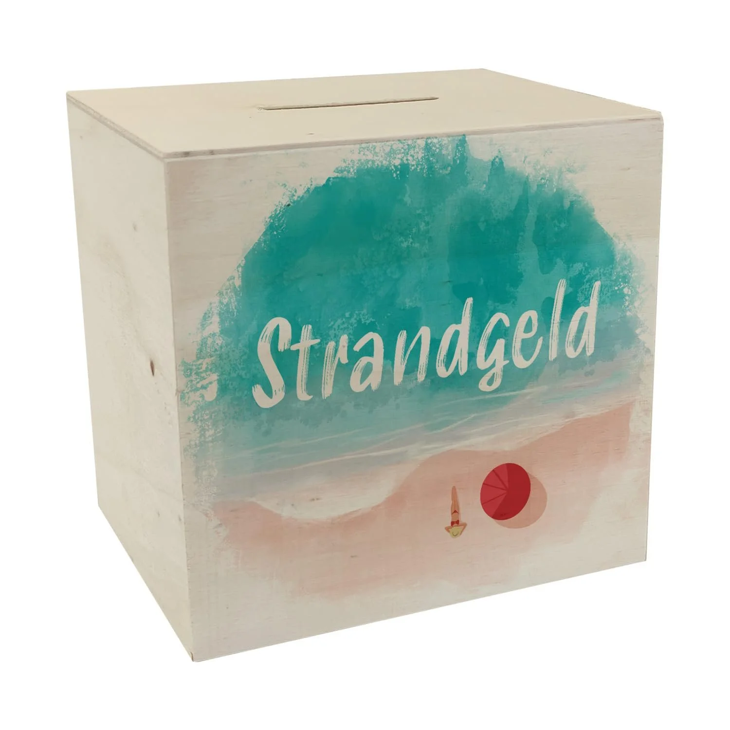 Дерев'яна скарбничка Пляжний мотив Beach and Sea, фото №1