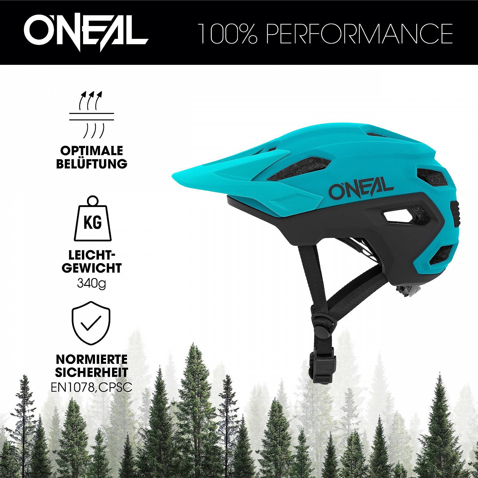 Шлем O'Neal All-Mountain S/M, жовтий неон, фото №4