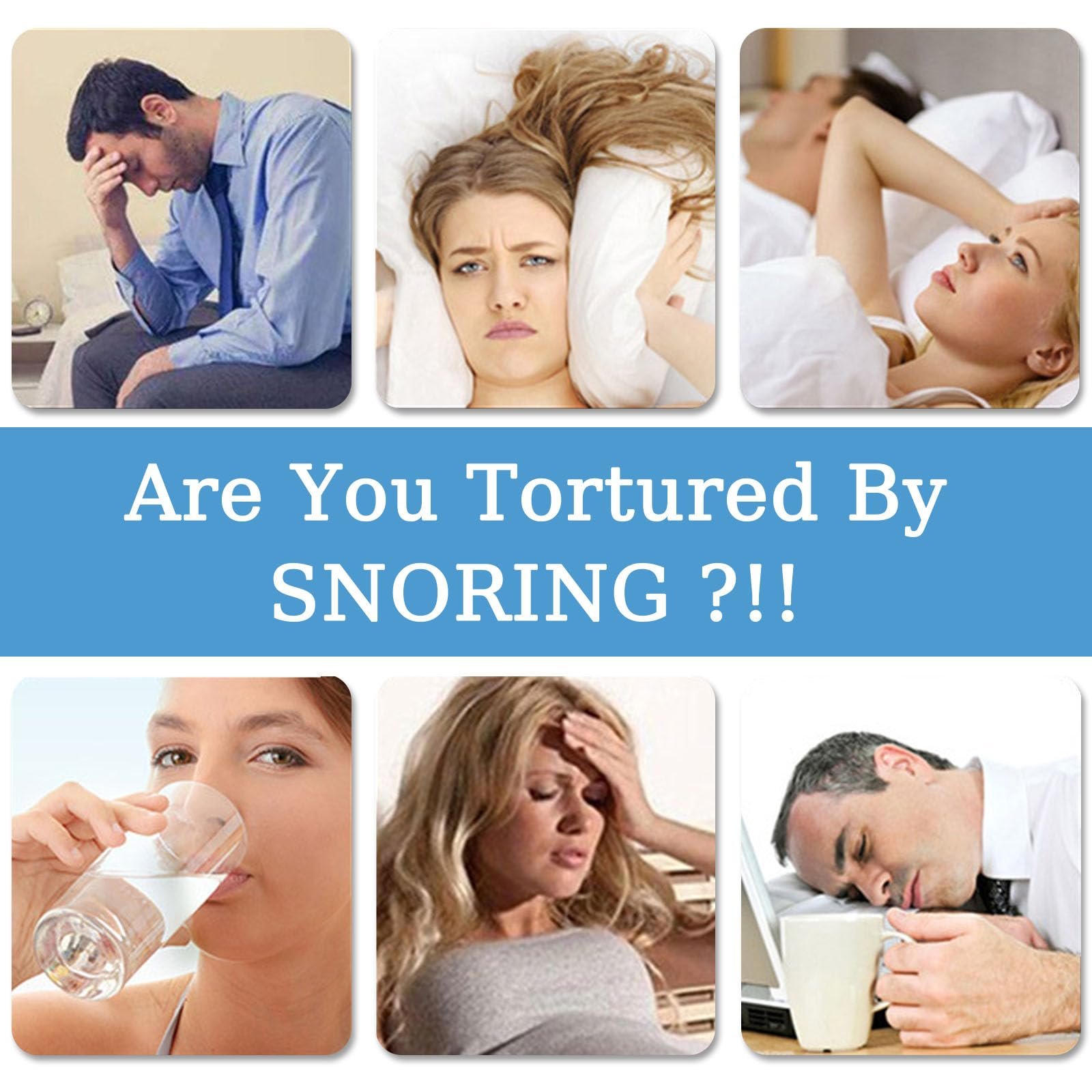 Ремінець на підборіддя проти хропіння Регульований дихаючий нековзкий, фото №5