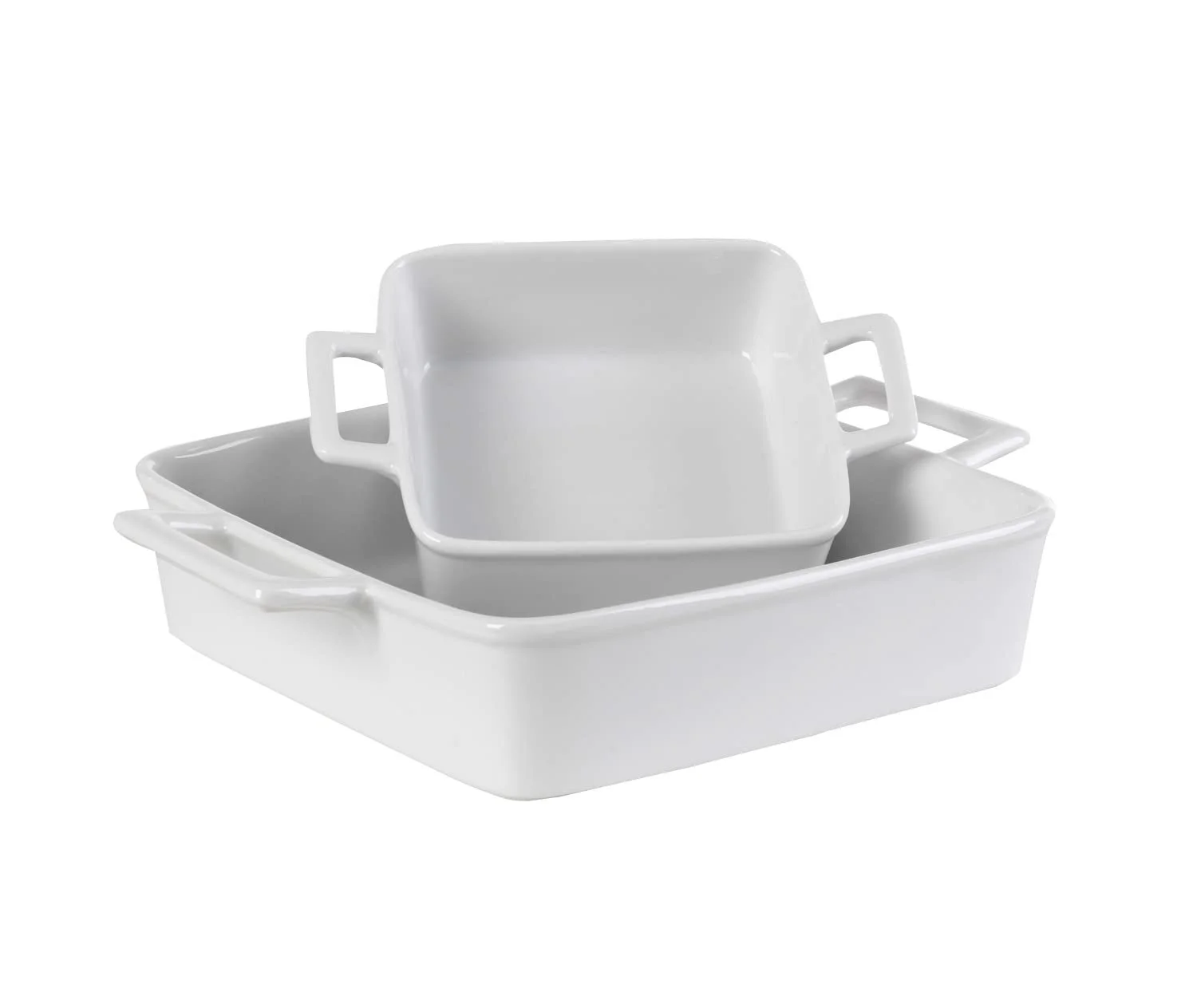 Форма для запекания 19 x 20 см Фарфоровая Белая, фото №3 Форма для запекания 19 x 20 см Фарфоровая Белая, фото №3