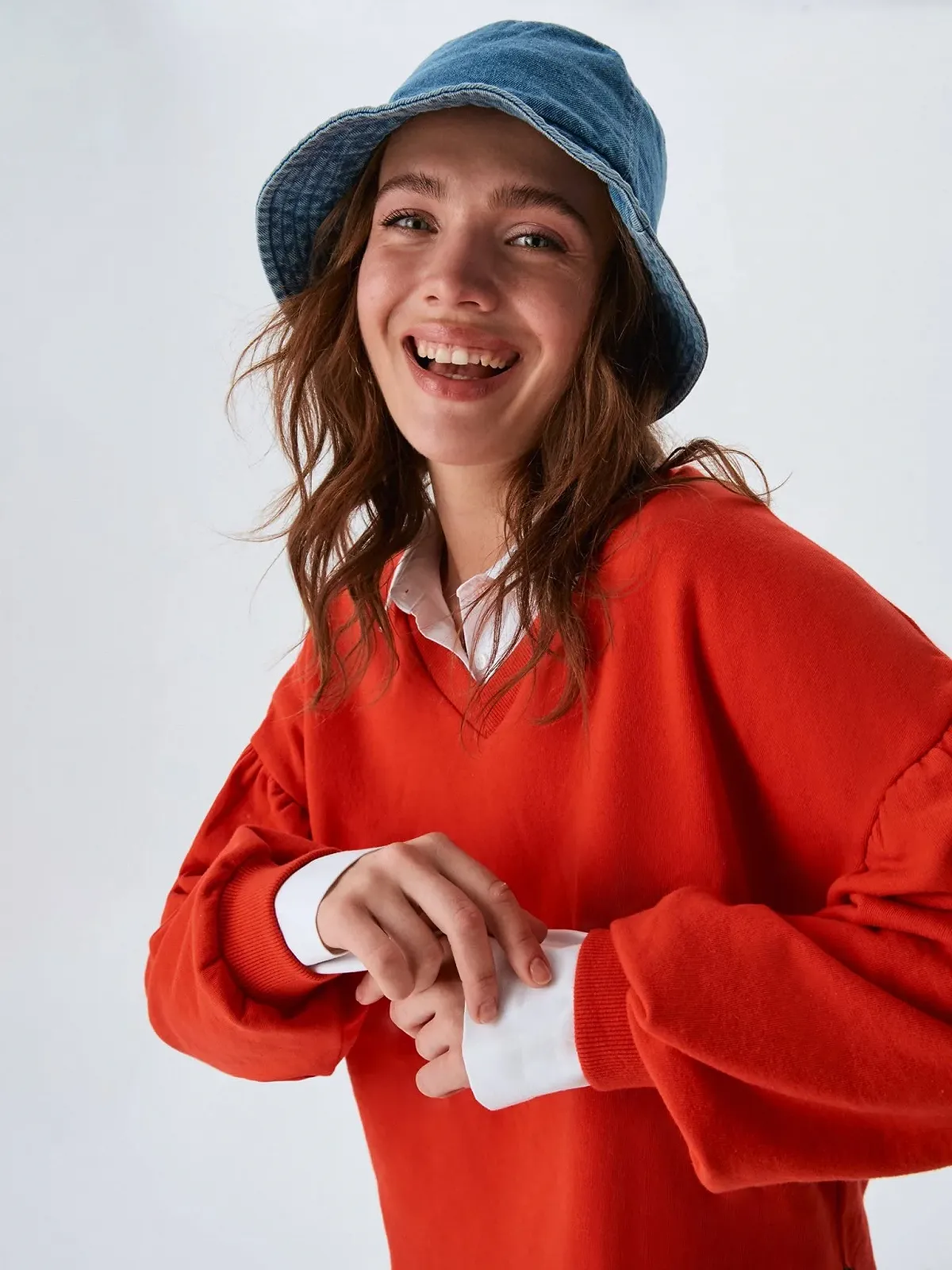 Свитшот LTB Jeans Fahozo Fiery Red 1072 XL, фото №6