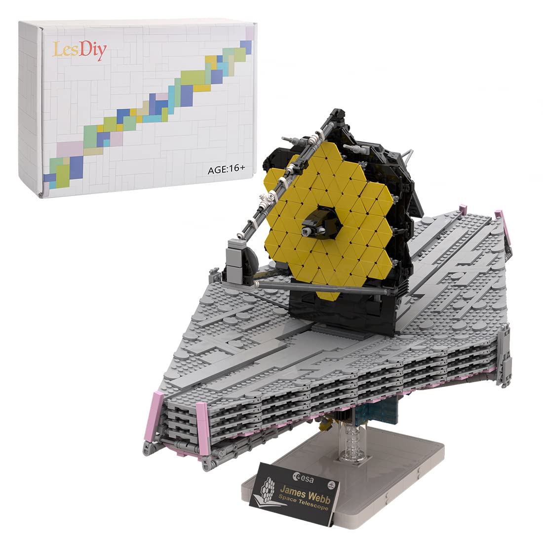 Конструктор AMOC NASA Series James Webb Space Telescope 4514PCS, фото №1