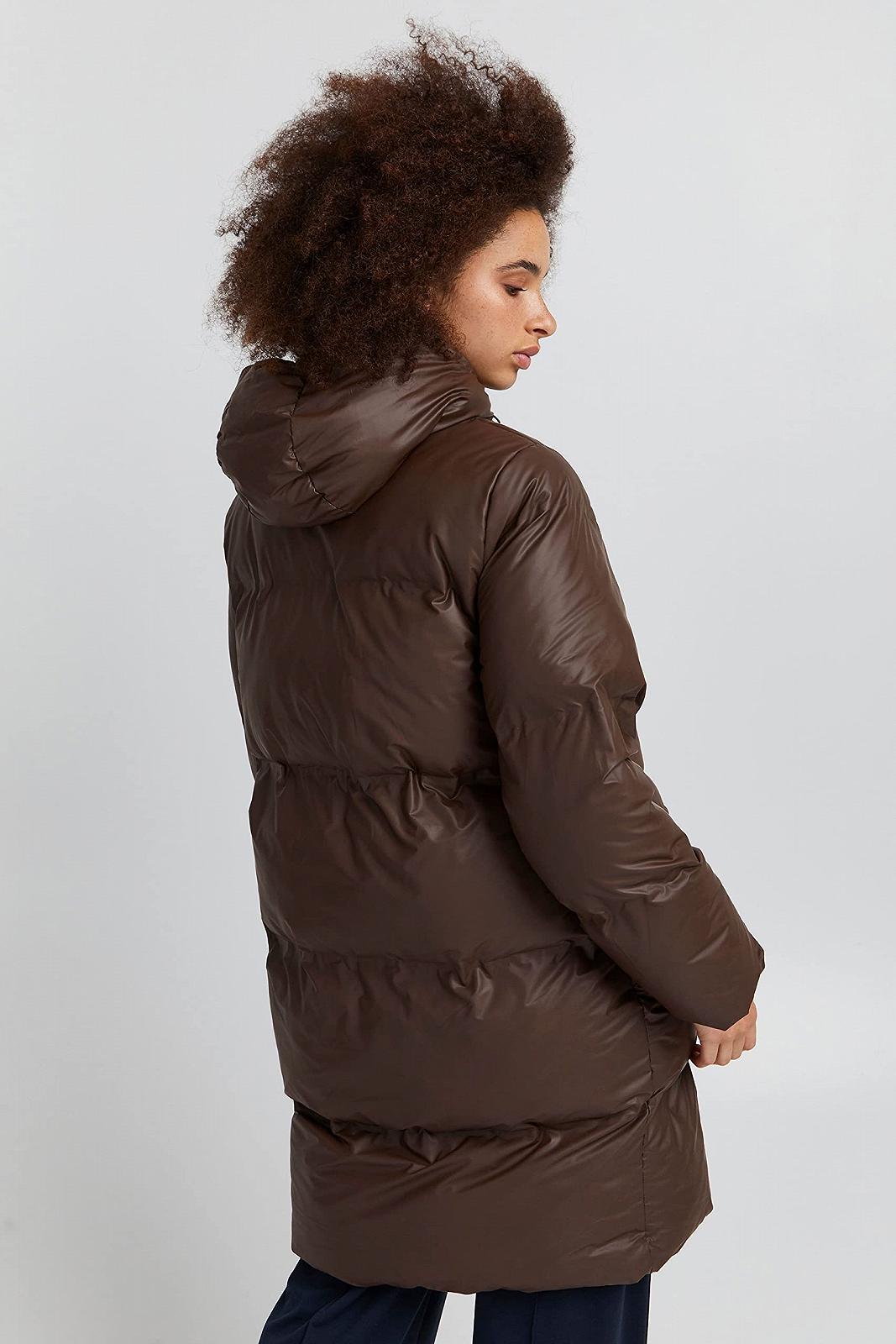 Жіноче зимове пальто ICHI IHFAUNUS EXPL JA стьобане, утеплене, з коміром-стійкою та капюшоном, фото №6