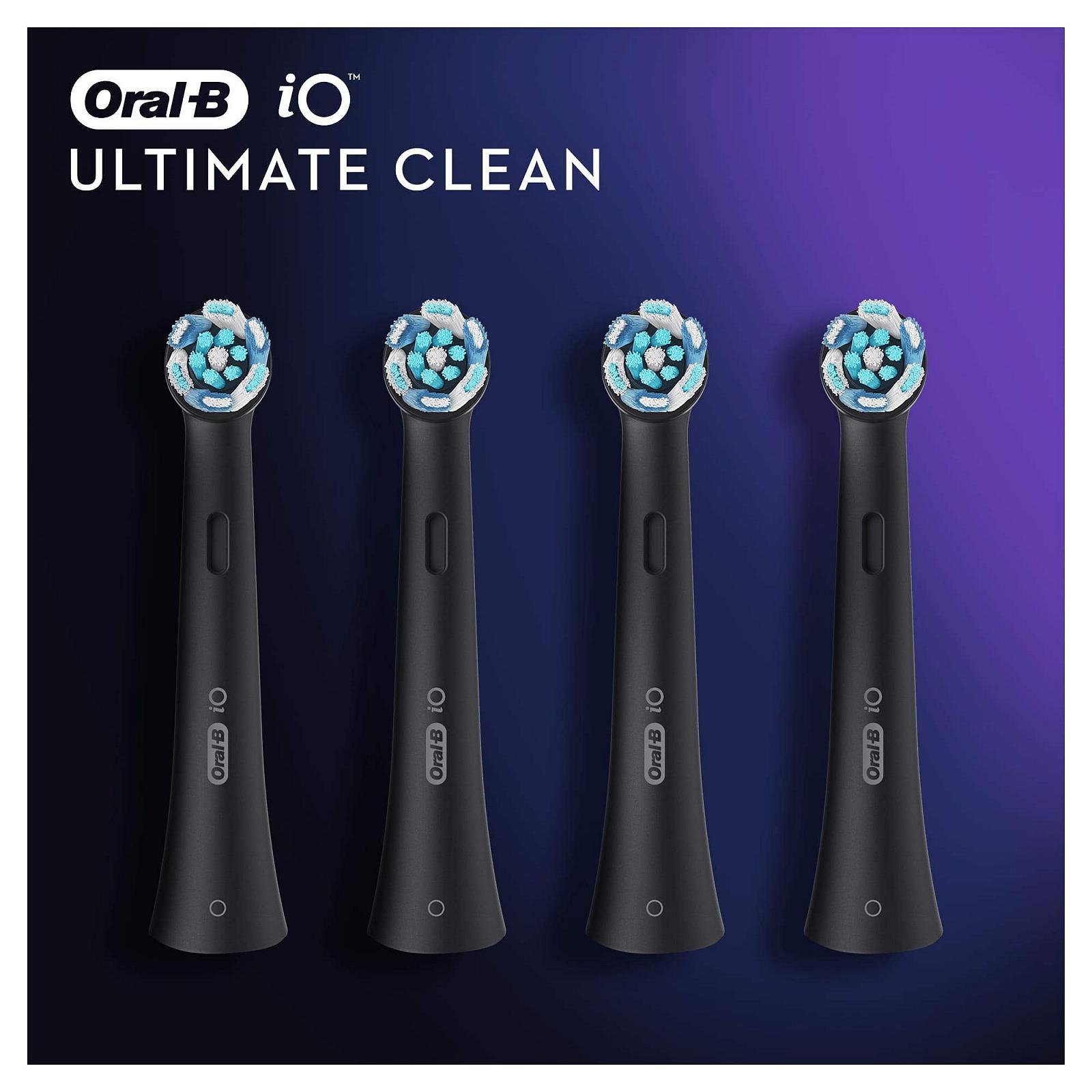 Электрическая зубная щетка Oral-B iO Series 6 Plus Edition, черная + насадки iO Ultimate Cleaning, 4 шт., фото №5