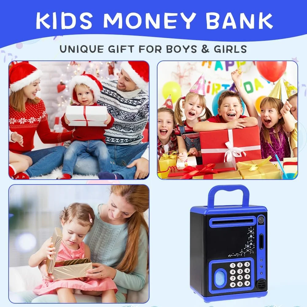 Скарбничка електронна з паролем банкомат сейф, фото №7